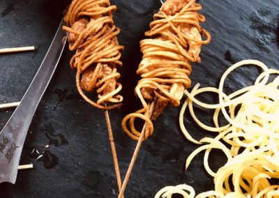 Fried Wrapped Potato Shrimps – etwas anderes aus dem Wok