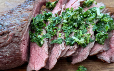 Flanksteak mit Gremolata